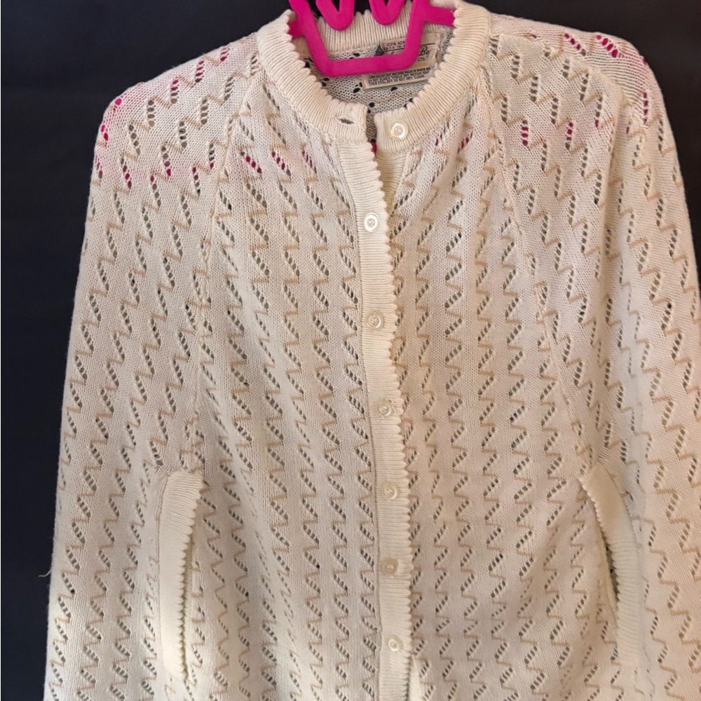 Vintage Sweater Bee Banff Poncho Button Up Sweater - Picture 2 of 8